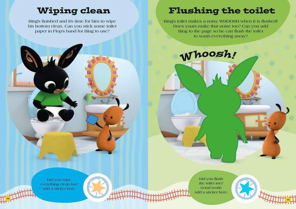 ■ Bing - My Toilet Train Sticker Book