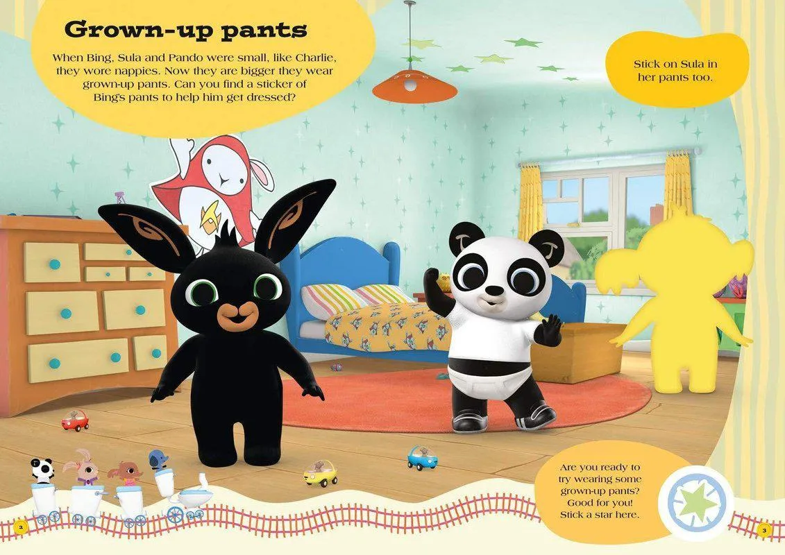 ■ Bing - My Toilet Train Sticker Book
