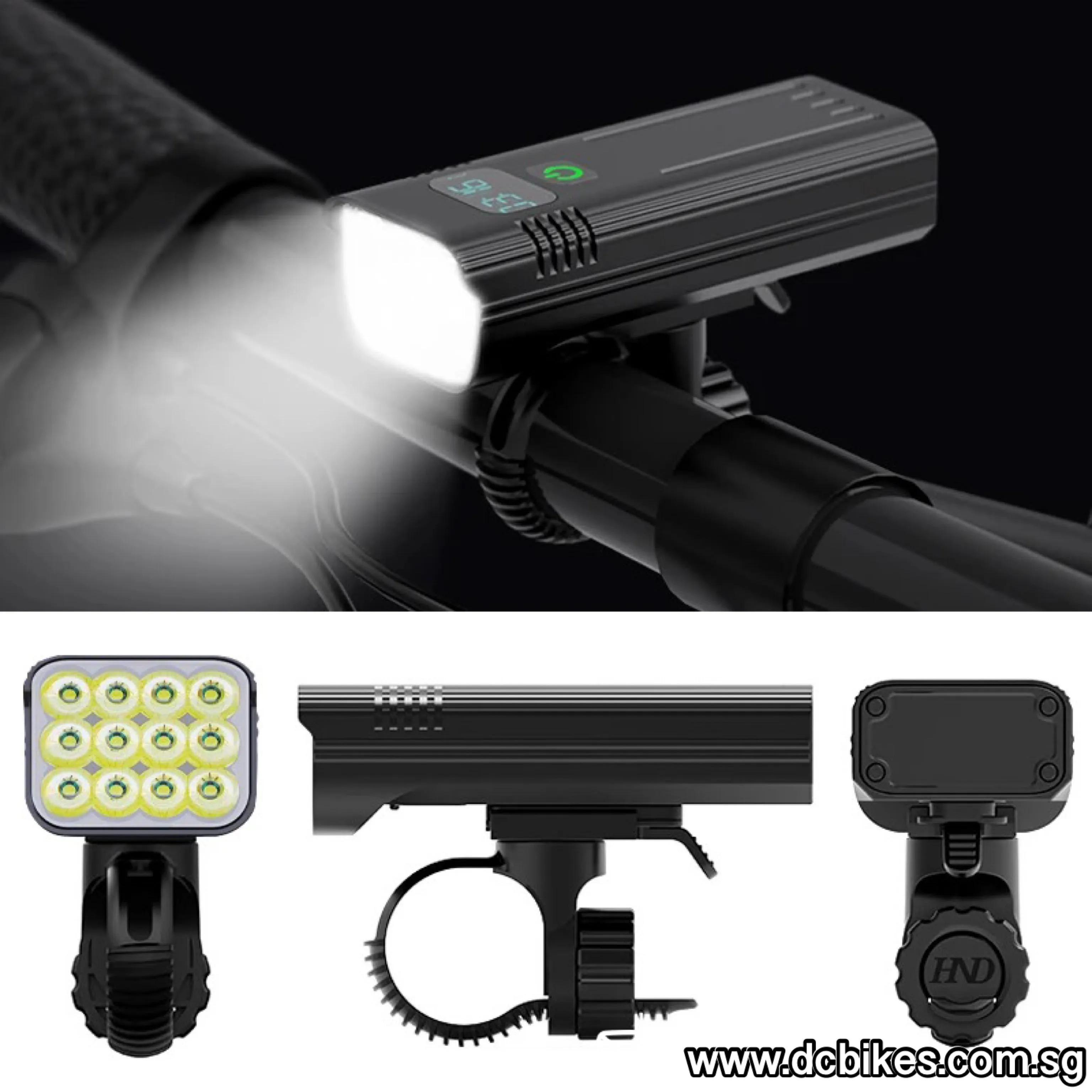 12 Led 3000 Lumens USB Rechargeable Power Bank Flashlight Torch Led Light Head Lamp
