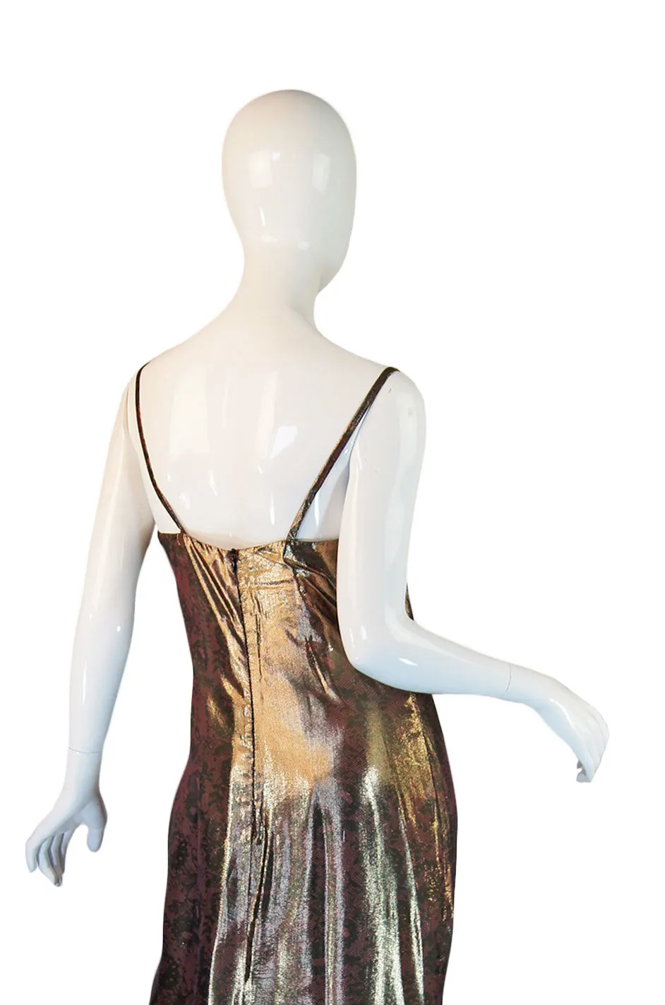 1990s Gianni Versace Lame Maxi