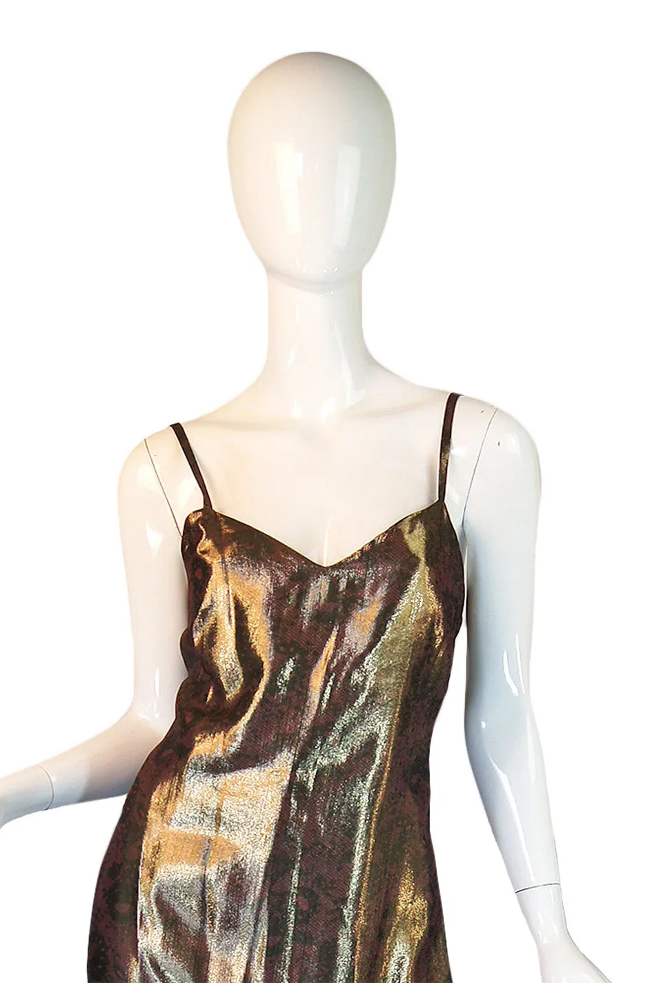 1990s Gianni Versace Lame Maxi