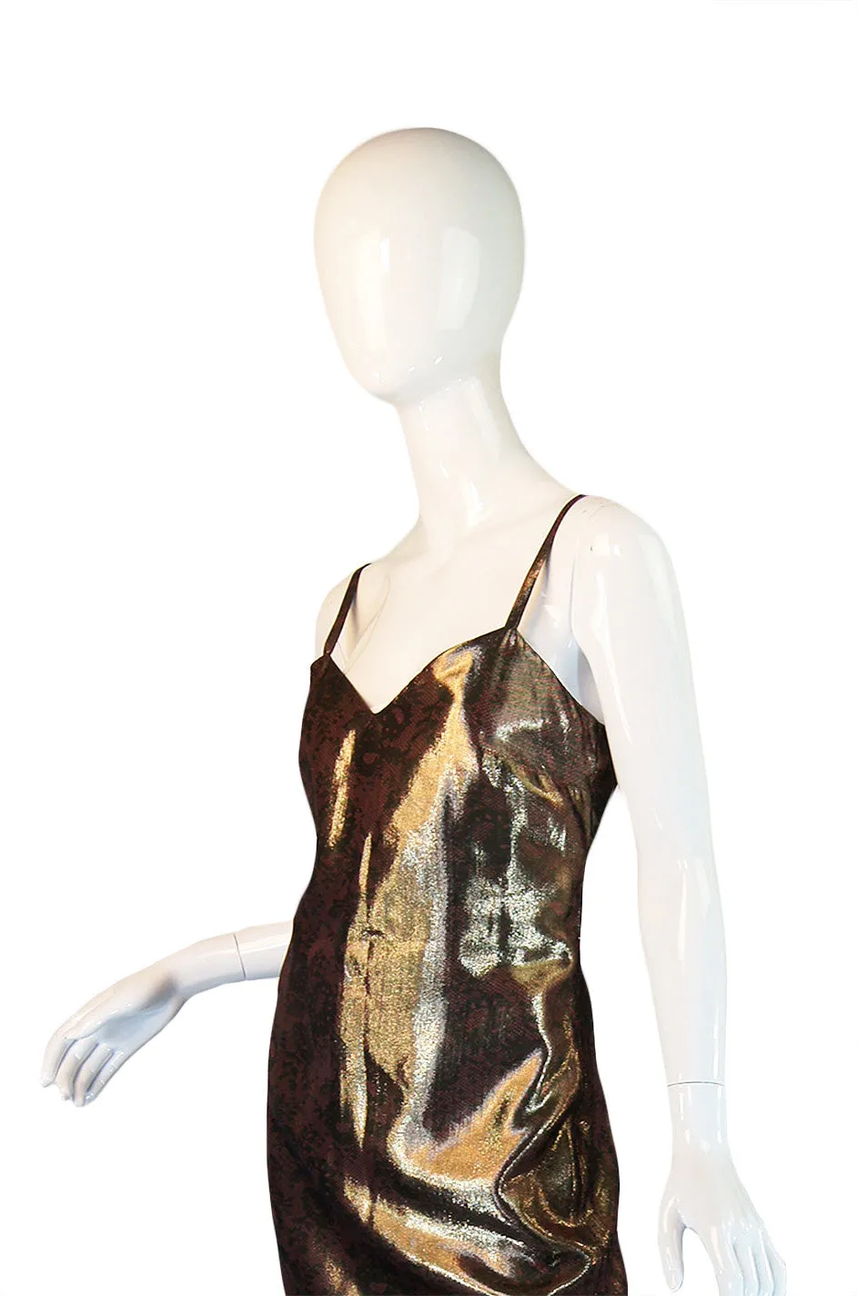 1990s Gianni Versace Lame Maxi
