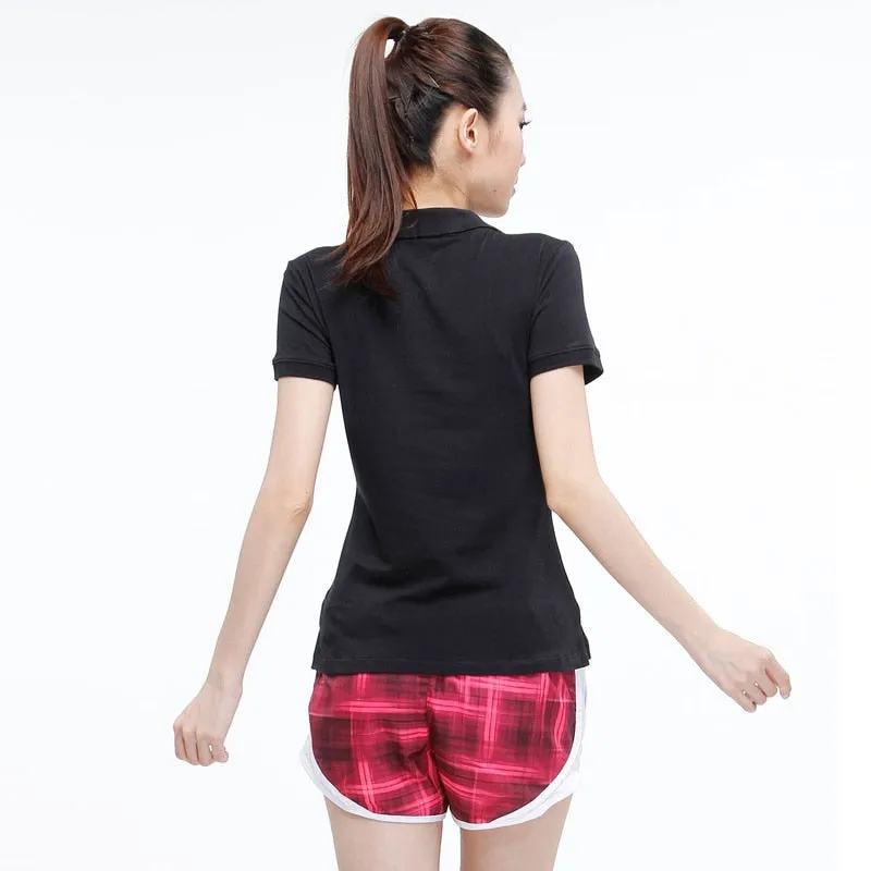 2019 Summer Fashion Polo Shirt Women New Casual Short Sleeve Slim Polos Mujer Shirts Tops Plus Size Female Cotton Polo Shirt