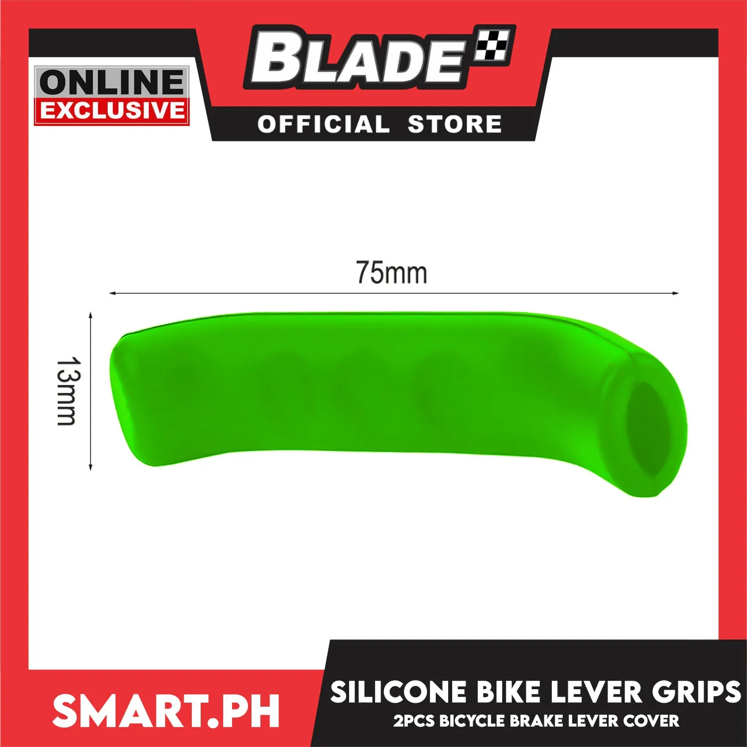 2pcs Silicone Bicycle Brake Lever Grips Protective Cover (Green)
