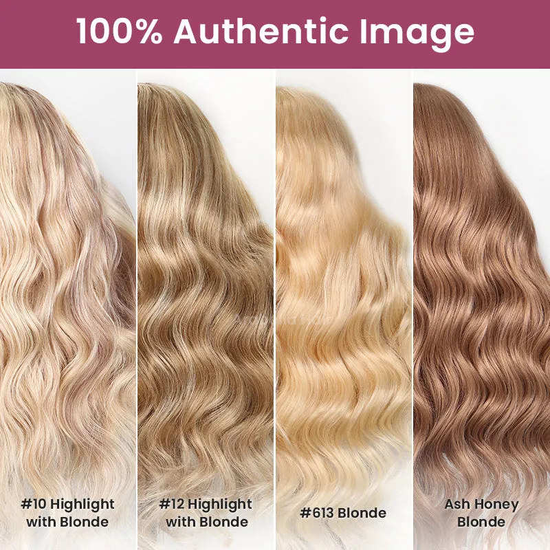 【30" Super Sale】Minimalist Blonde Series Glueless 13x4 Lace Front Pre-Bleached Knots Light Color Body Wave/Straight Human Hair Wig