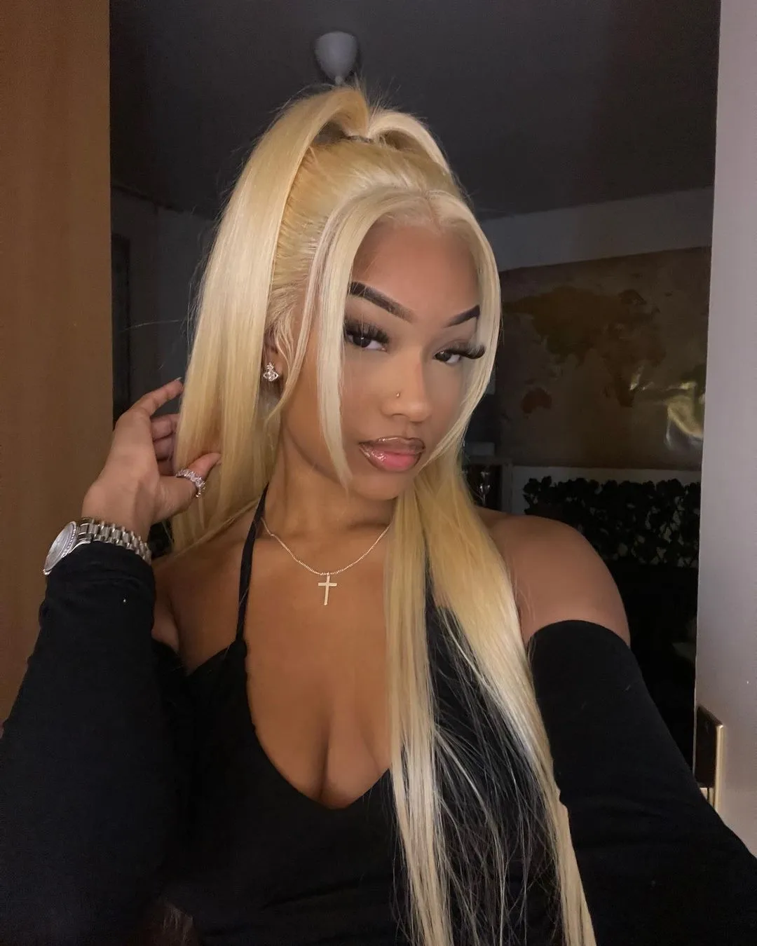 【30" Super Sale】Minimalist Blonde Series Glueless 13x4 Lace Front Pre-Bleached Knots Light Color Body Wave/Straight Human Hair Wig