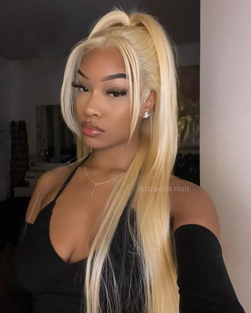 【30" Super Sale】Minimalist Blonde Series Glueless 13x4 Lace Front Pre-Bleached Knots Light Color Body Wave/Straight Human Hair Wig