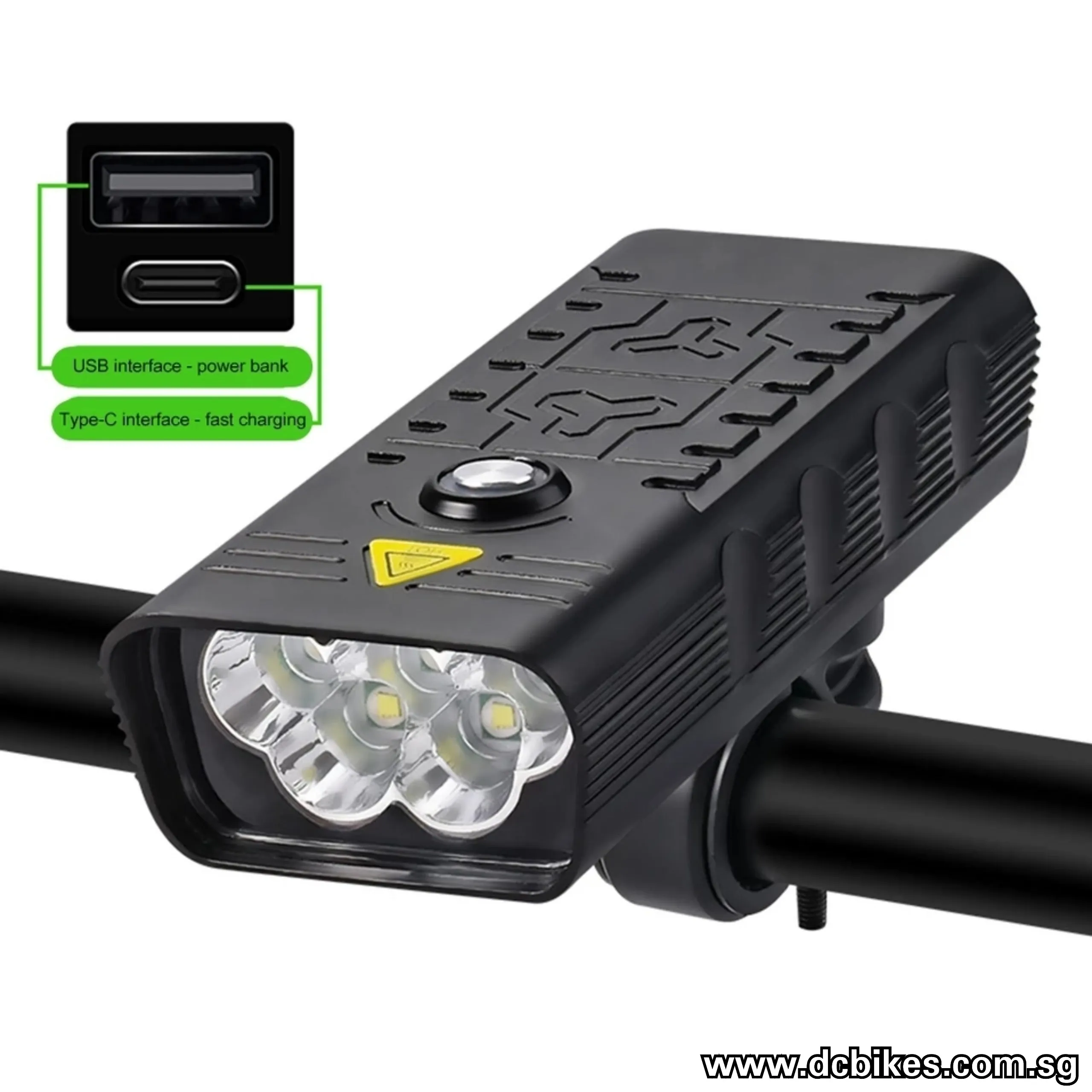 5 Led 1000 Lumens USB Rechargeable Power Bank Flashlight Torch Led Light Head Lamp