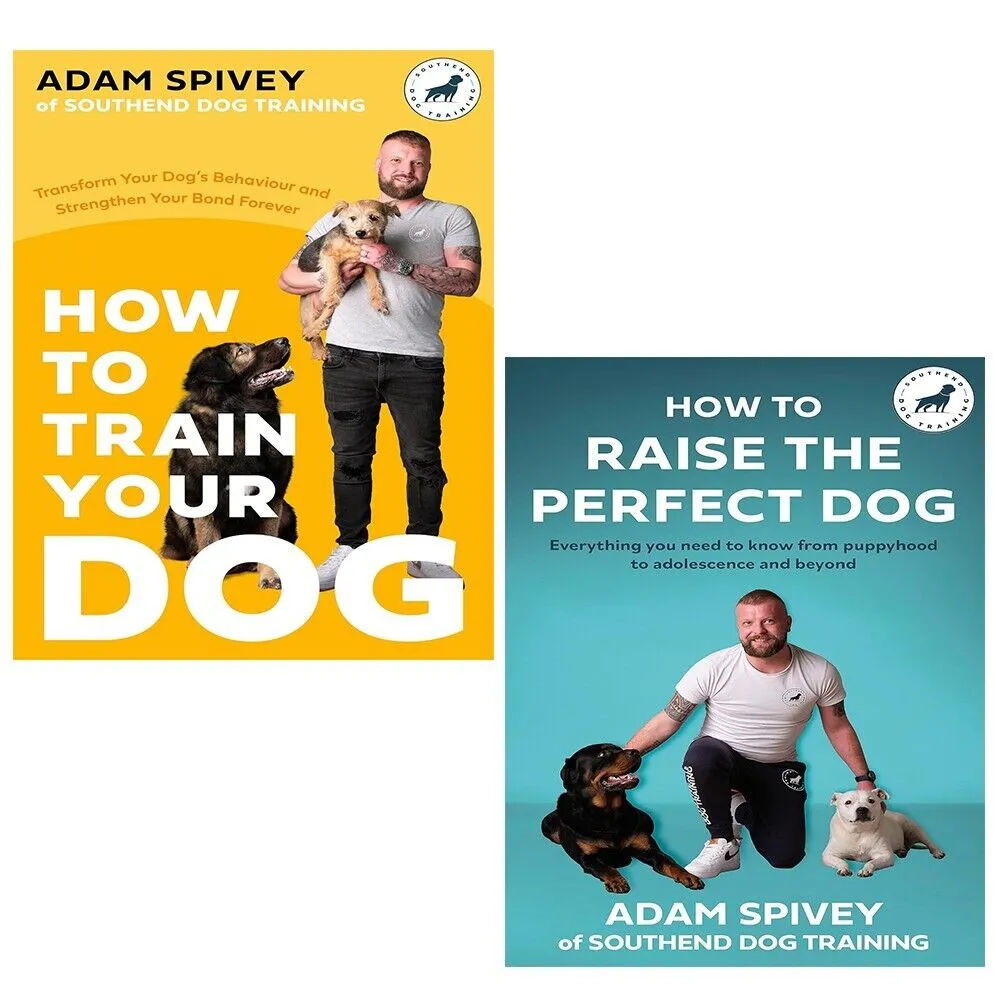 Adam Spivey Collection 2 Books Set (How to Train Your Dog, Raise the Perfect Dog)