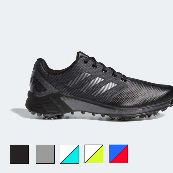 Adidas ZG21 Golf Shoes 9.0 Core Black / Dark Silver Metall Medium