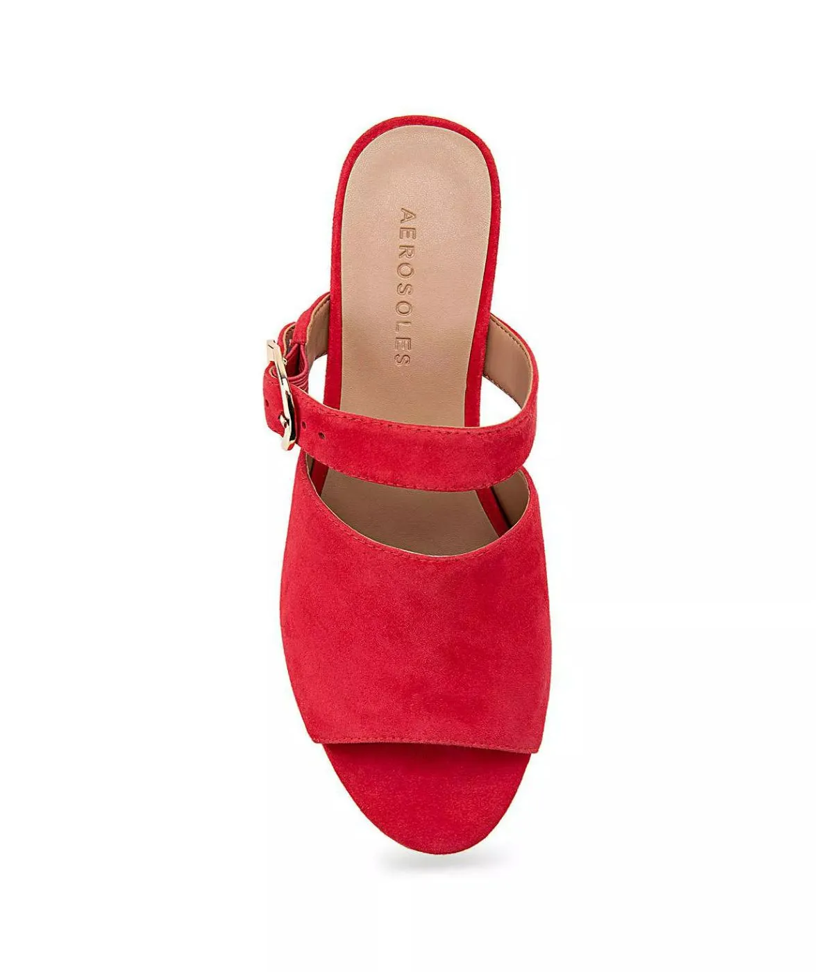 Aerosoles Cosmic Platform Red Suede