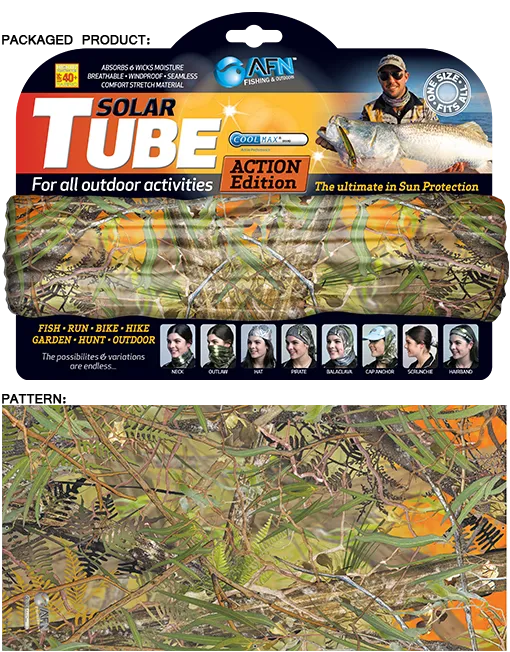 AFN Solar Tube Breathable Protective Face Mask Shield Buff