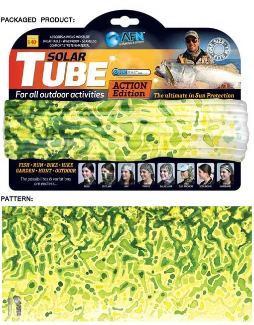 AFN Solar Tube Breathable Protective Face Mask Shield Buff