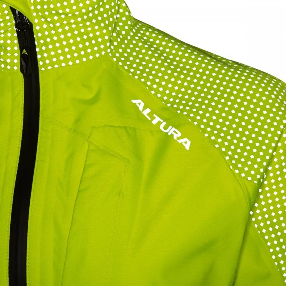 Altura Women's Nightvision Storm Waterproof Jacket - Hi Viz Yellow - AW24