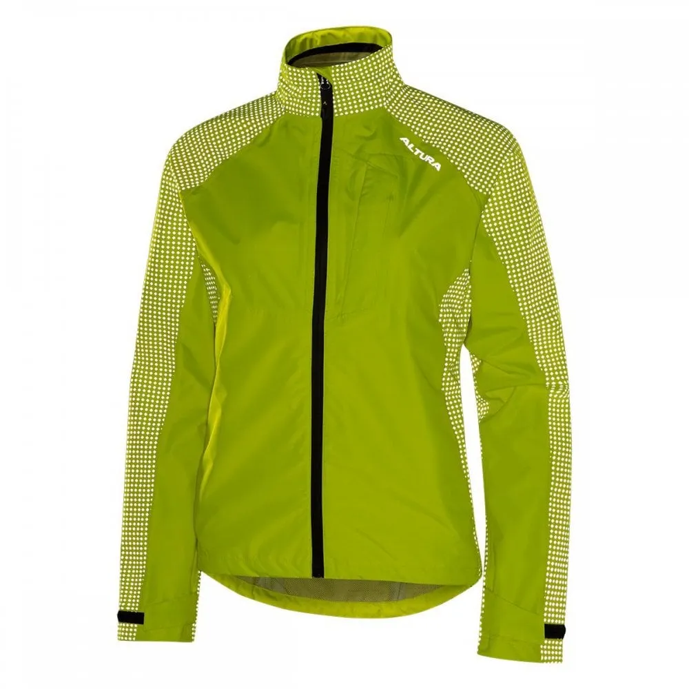 Altura Women's Nightvision Storm Waterproof Jacket - Hi Viz Yellow - AW24