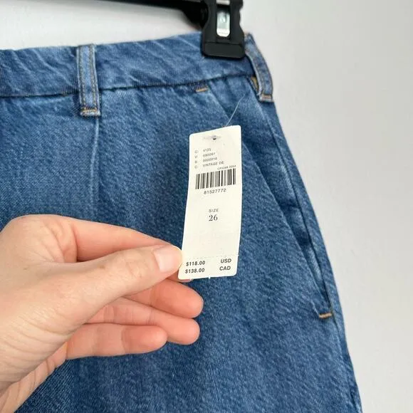 Anthropologie Pilcro Long Denim Shorts Size 26