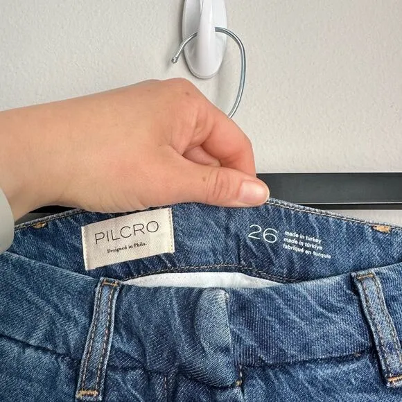 Anthropologie Pilcro Long Denim Shorts Size 26