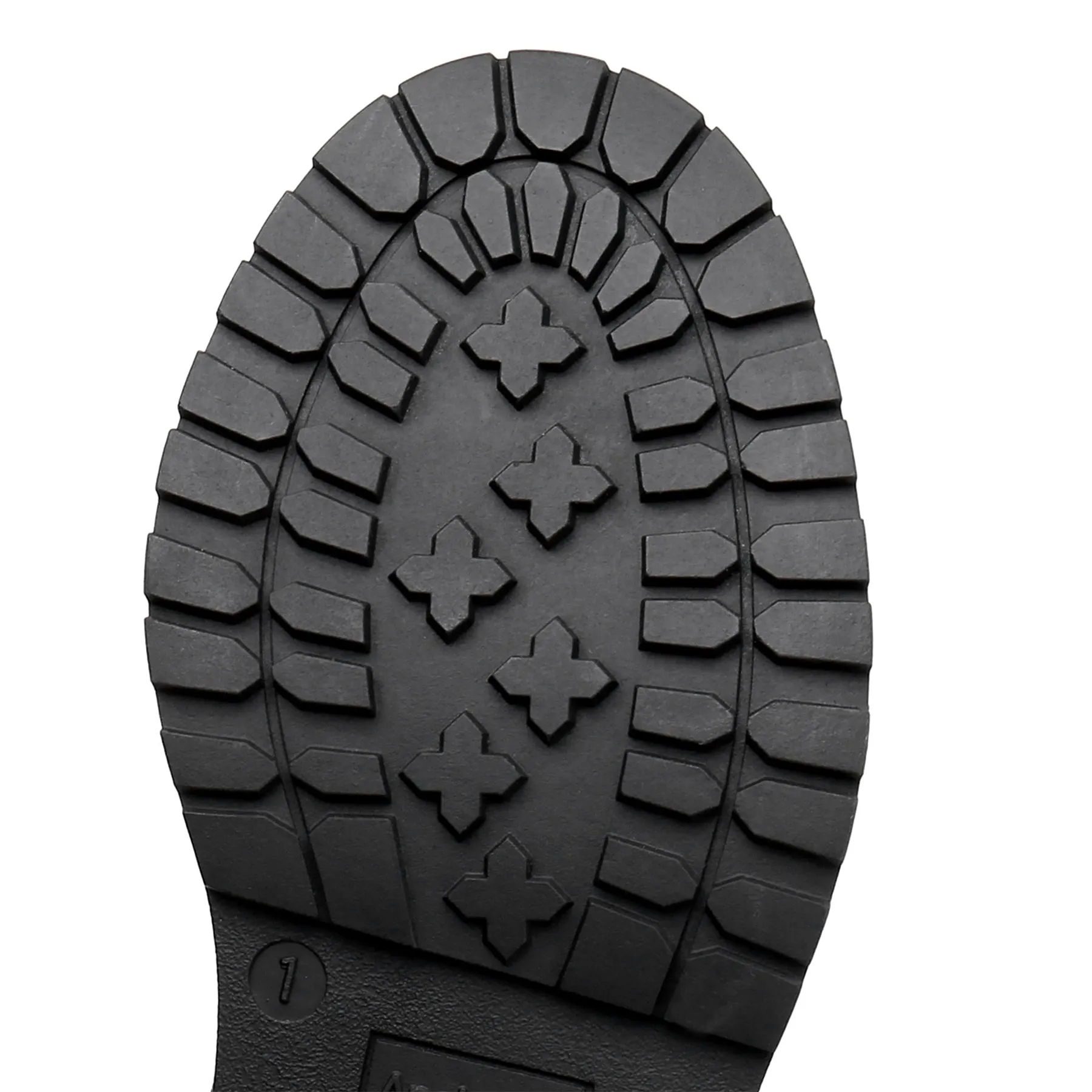 Apakowa Kids Gilrs Combat Boots with Side Zipper for Little/Big Kid-DY101-Black