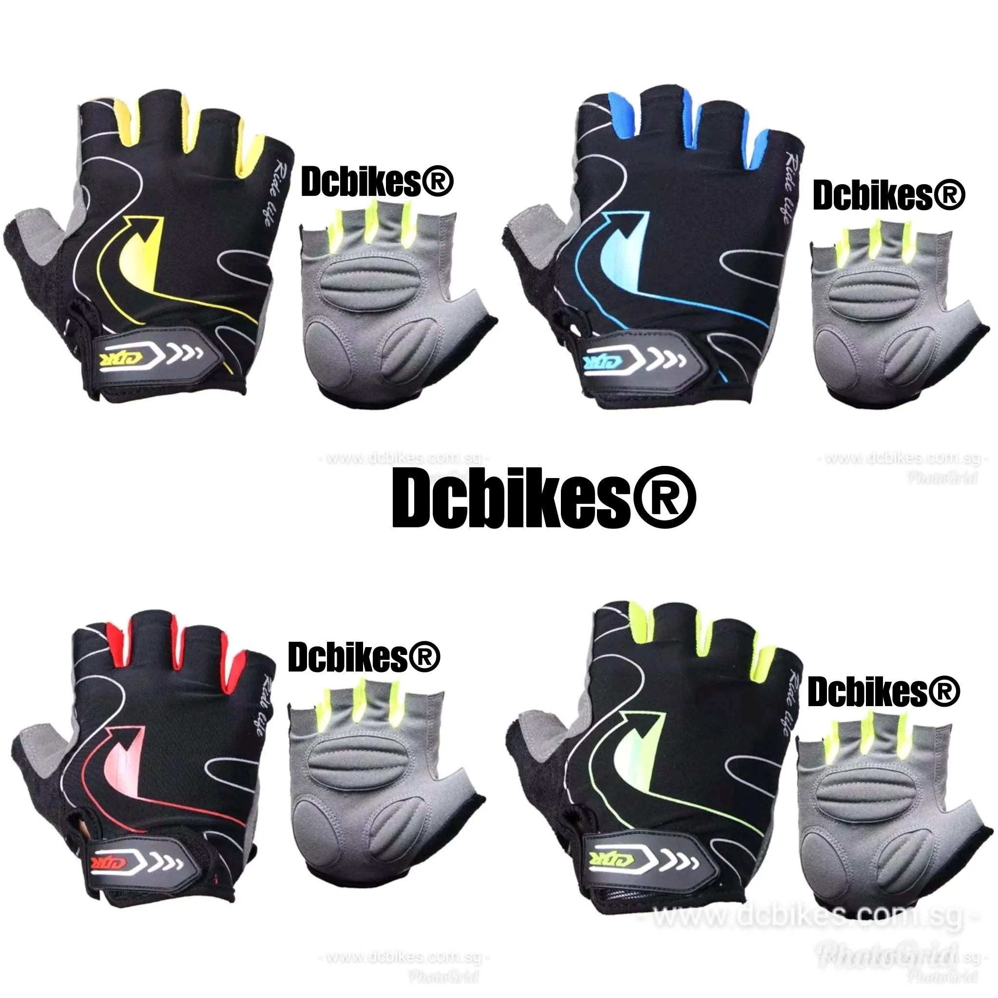 Arrow Half Finger MTB Protective Gloves