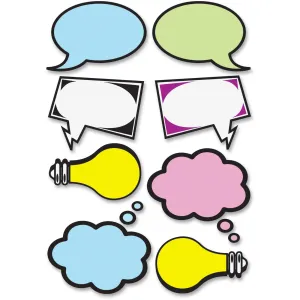 Ashley Speech Bubbles Dry Erase Magnets