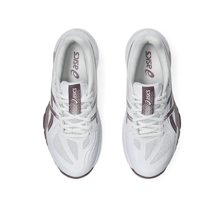Asics Powerbreak FF White & Dusty Mauve Women's Indoor Court Shoes