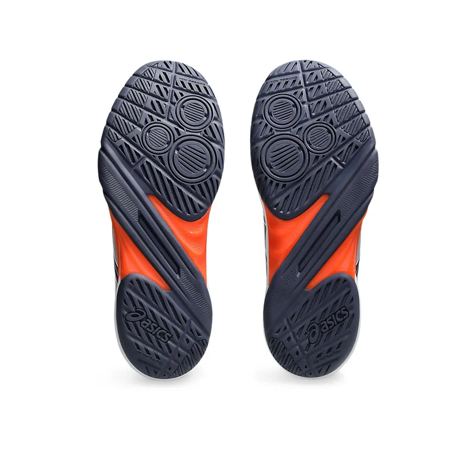 Asics Powerbreak FF White & Nova Orange Men's Indoor Court Shoes