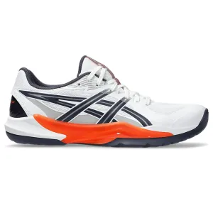Asics Powerbreak FF White & Nova Orange Men's Indoor Court Shoes