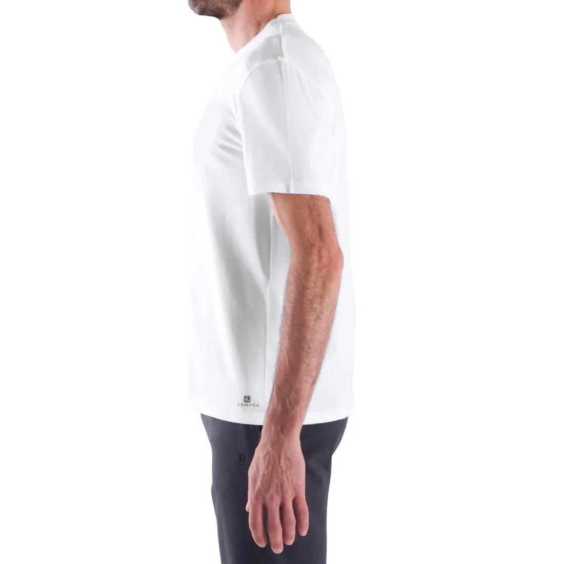 Athletee Essential Cotton Fitness T-Shirt - White