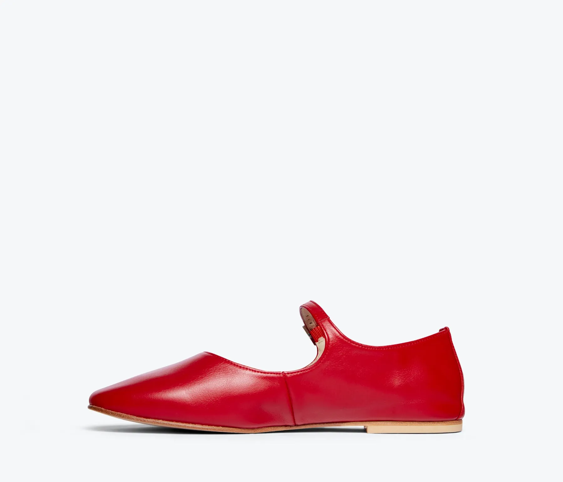 Aubrey May Jane Flat in Red