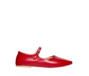 Aubrey May Jane Flat in Red