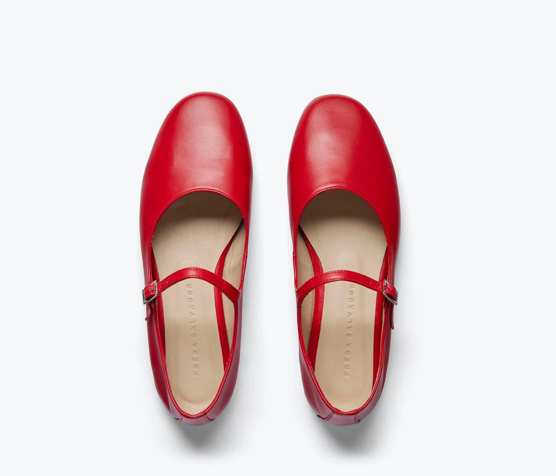 Aubrey May Jane Flat in Red
