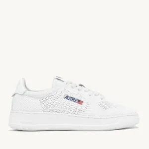 Autry EaseKnit Medalist Low White Sneaker
