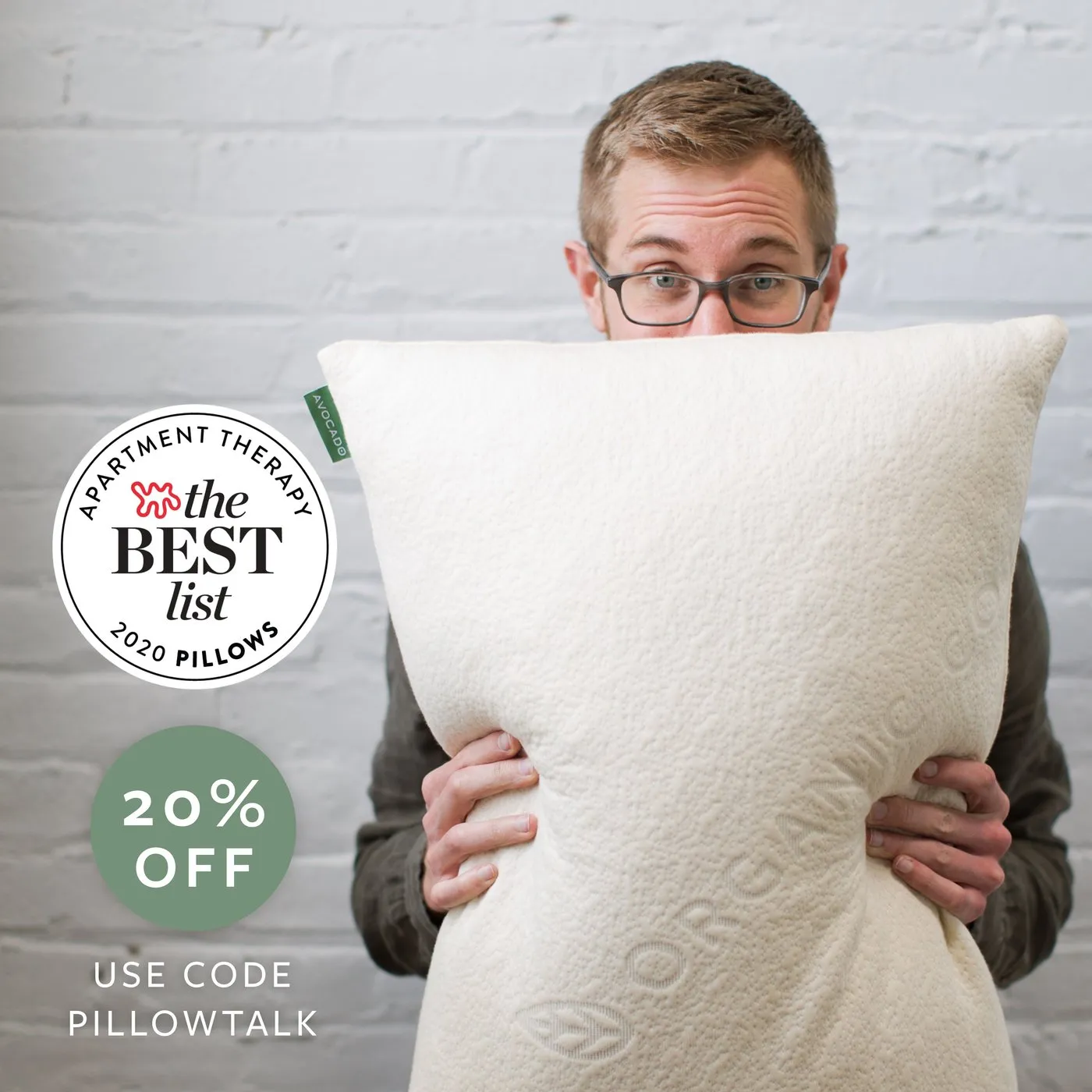 Avocado Green Pillow