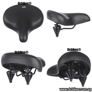 B-X Double Spring Suspension MTB Escooter Bicycle Cruiser Saddle Seat