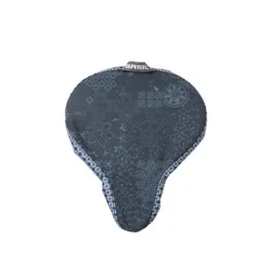 Basil Bohème Saddle Cover Indigo Blue