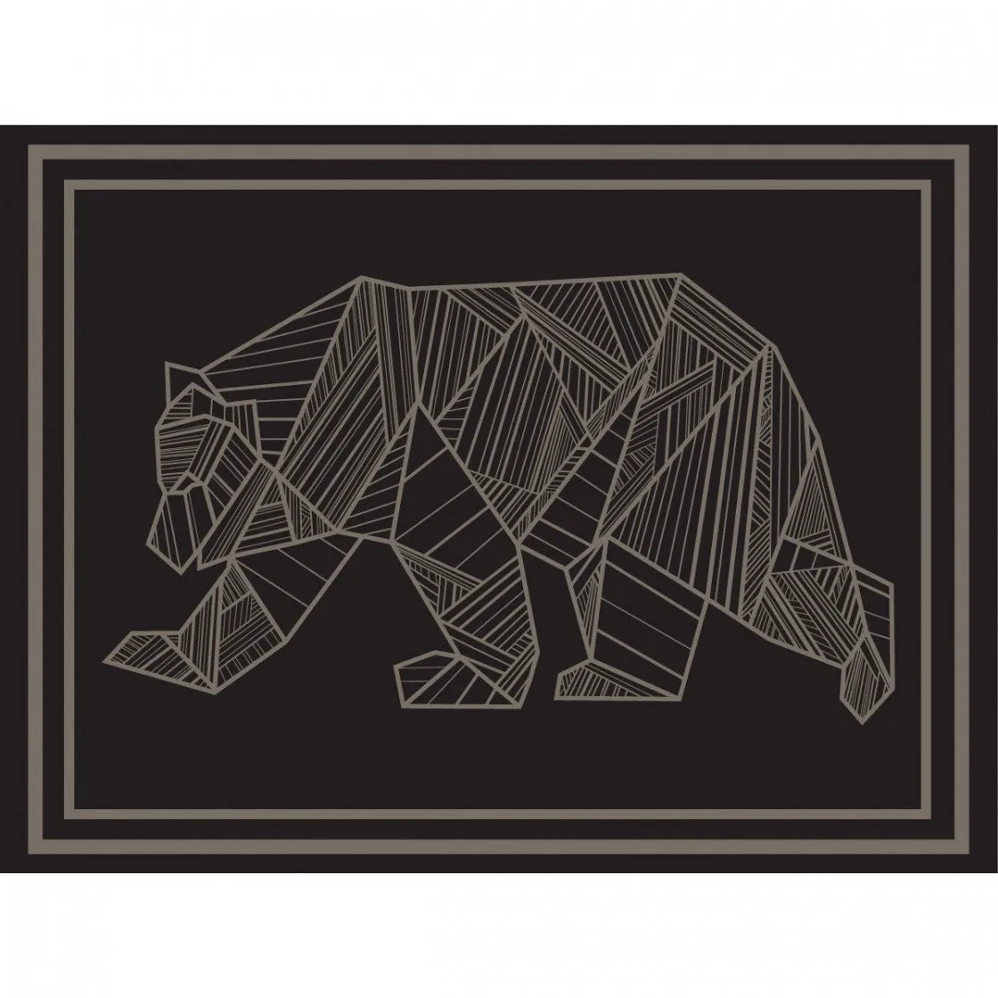 BEAR OUTDOOR MAT- 12X9