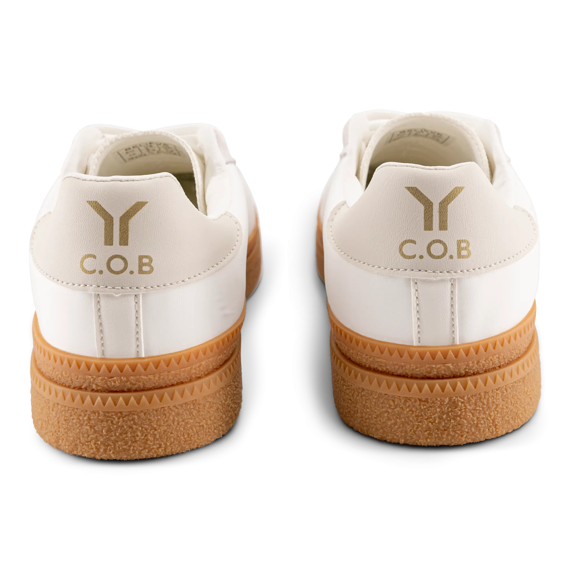 Believe Womens Sneaker in White with Ecru Wing