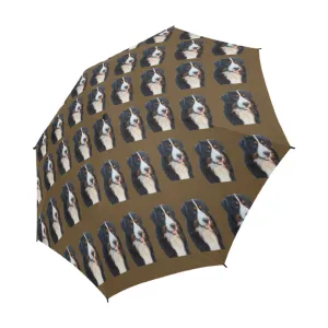 Bernese Mountain Dog Umbrella - Semi Auto