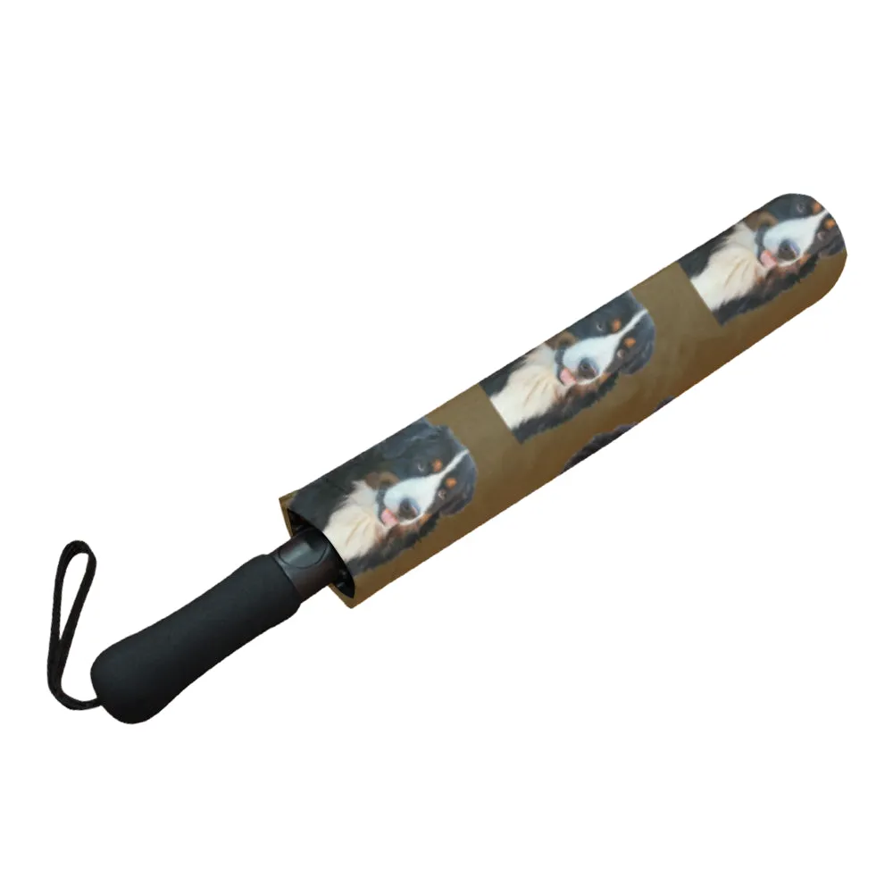 Bernese Mountain Dog Umbrella - Semi Auto