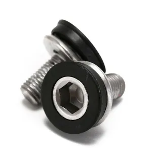 Bicycle Bottom Bracket Screw Axle Bolts Crank Bolts - thread size 8x1mm 2pc