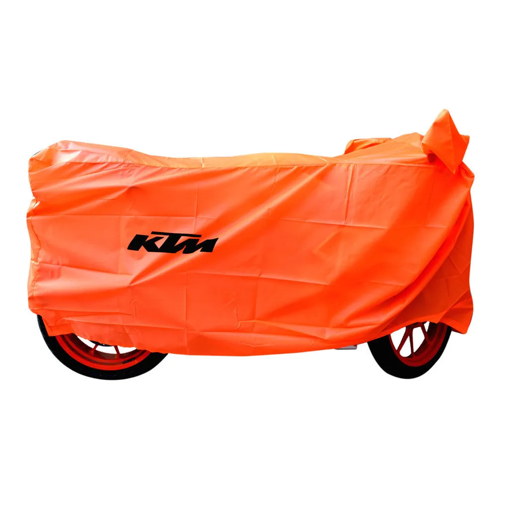 Bike Body Cover With Mirror Pockets Yellow - KTM All Model
