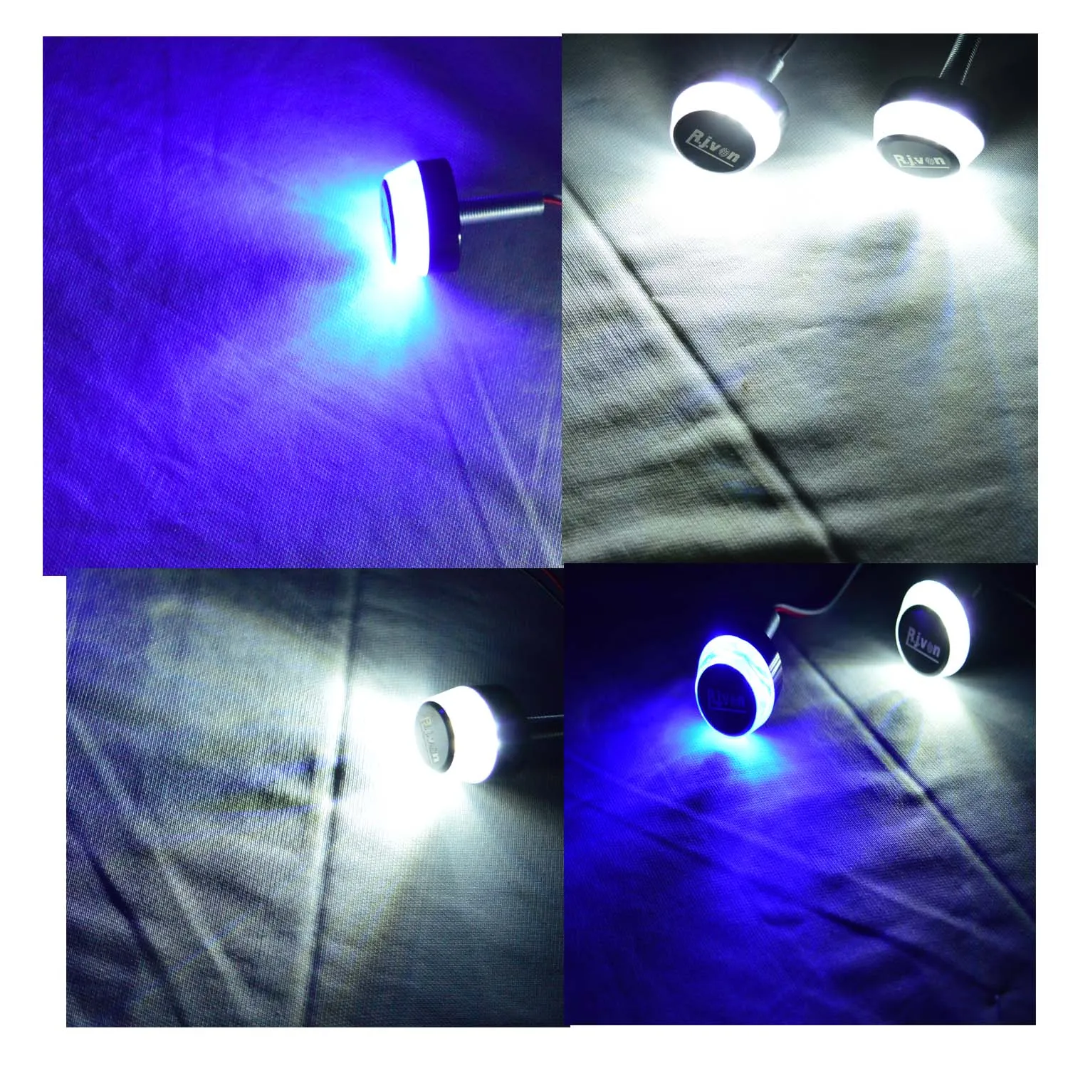 Bike handlebar led light End Indicator led light Blue and white Colour