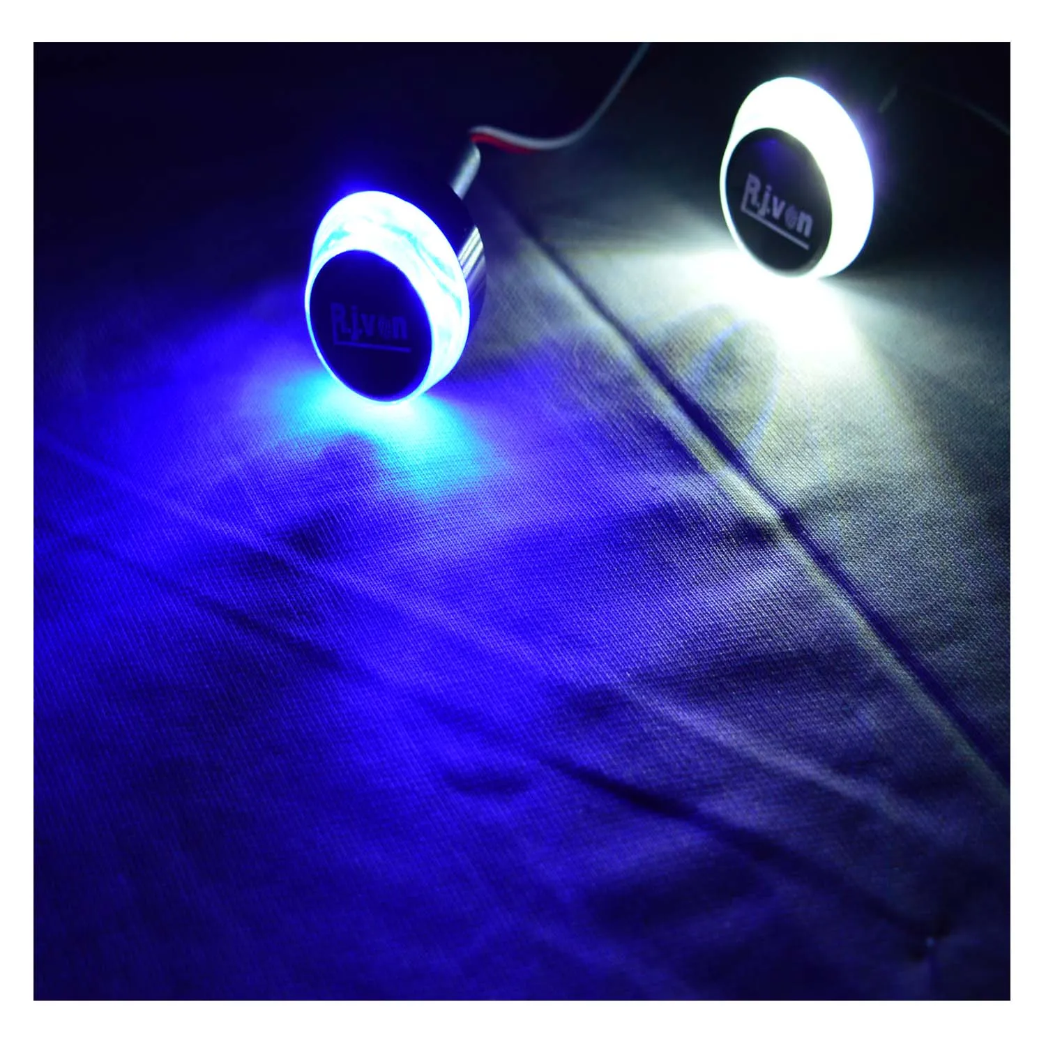 Bike handlebar led light End Indicator led light Blue and white Colour
