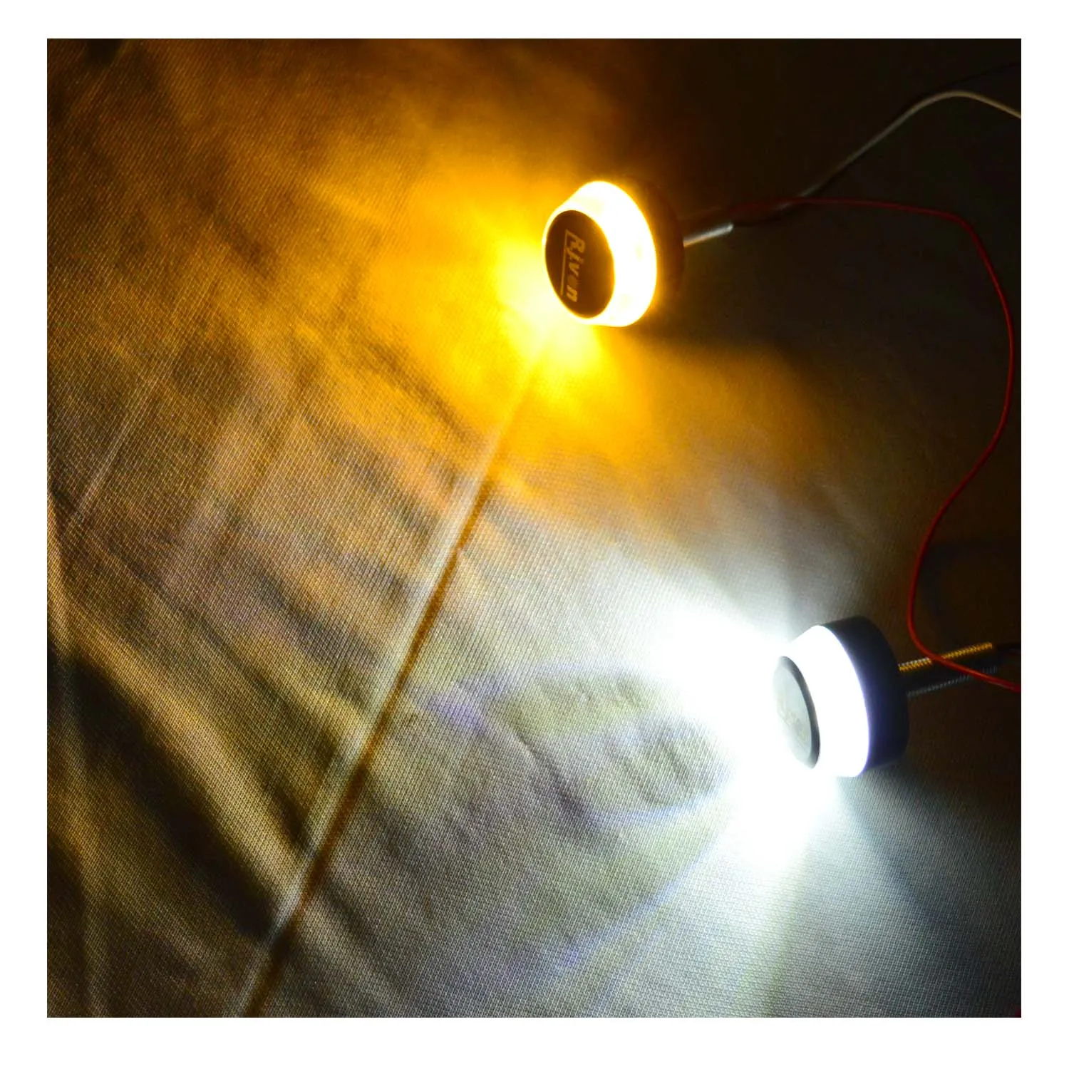Bike handlebar led light End Indicator led light White and Amber Colour