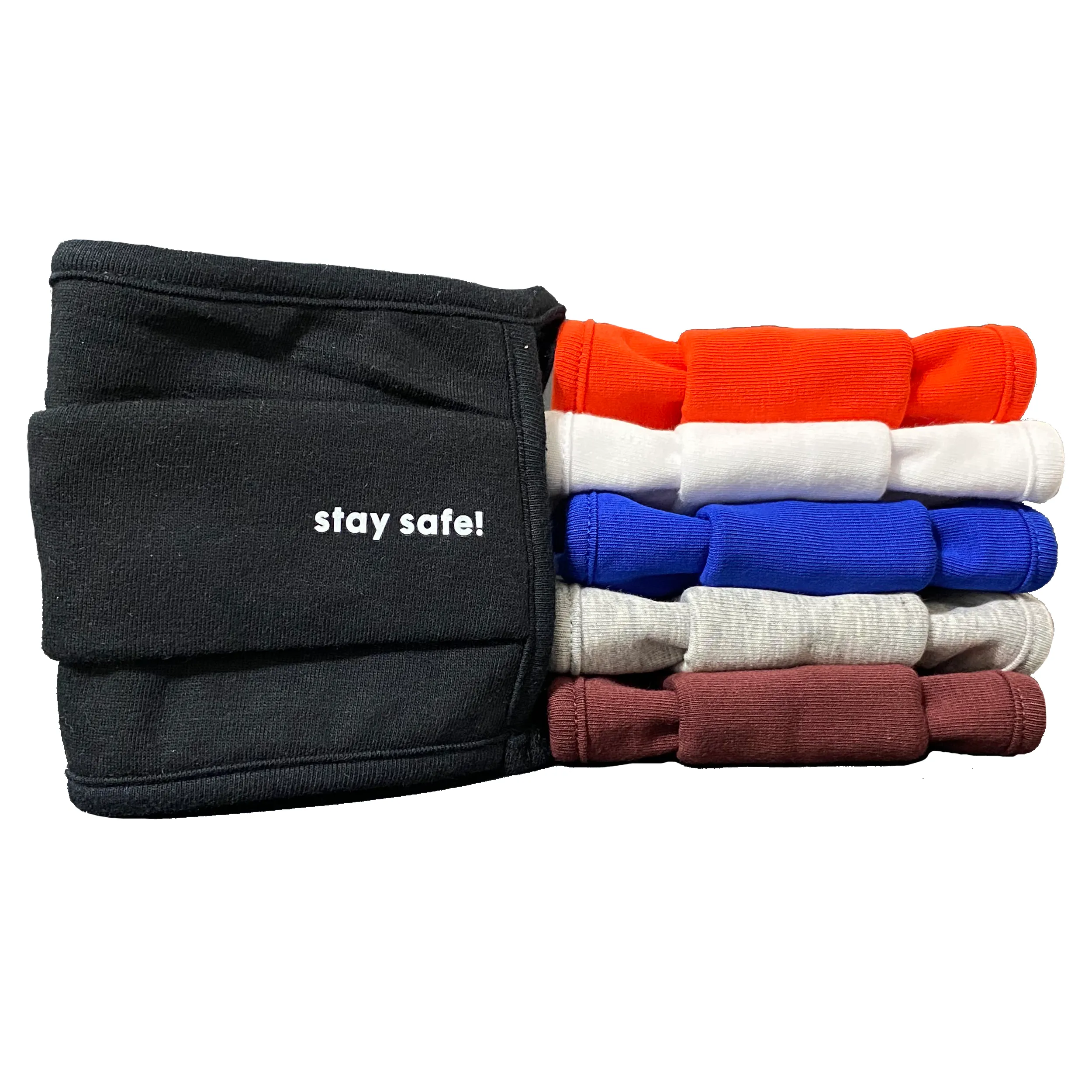 Black 100% Cotton Stay Safe Breathable Face Mask for All Weather | Cloth Face Mask | Reusable & Washable Non-medical Mask