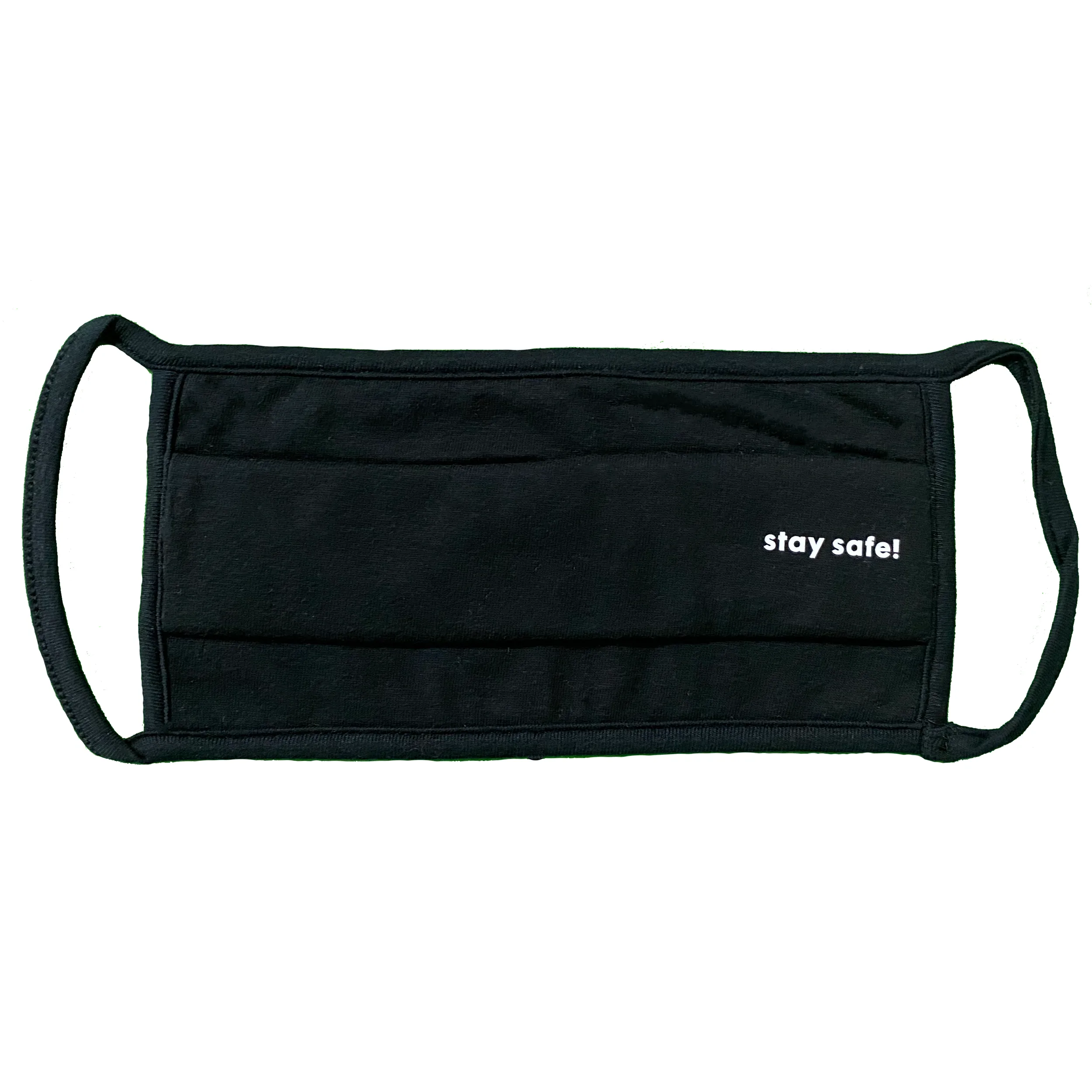 Black 100% Cotton Stay Safe Breathable Face Mask for All Weather | Cloth Face Mask | Reusable & Washable Non-medical Mask