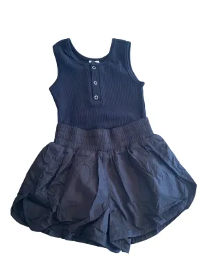 Black Running Romper - Tractr