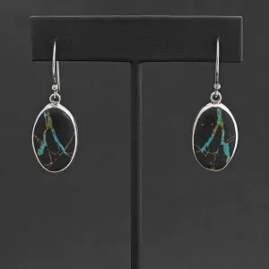 Blackjack Turquoise Dangle Earrings