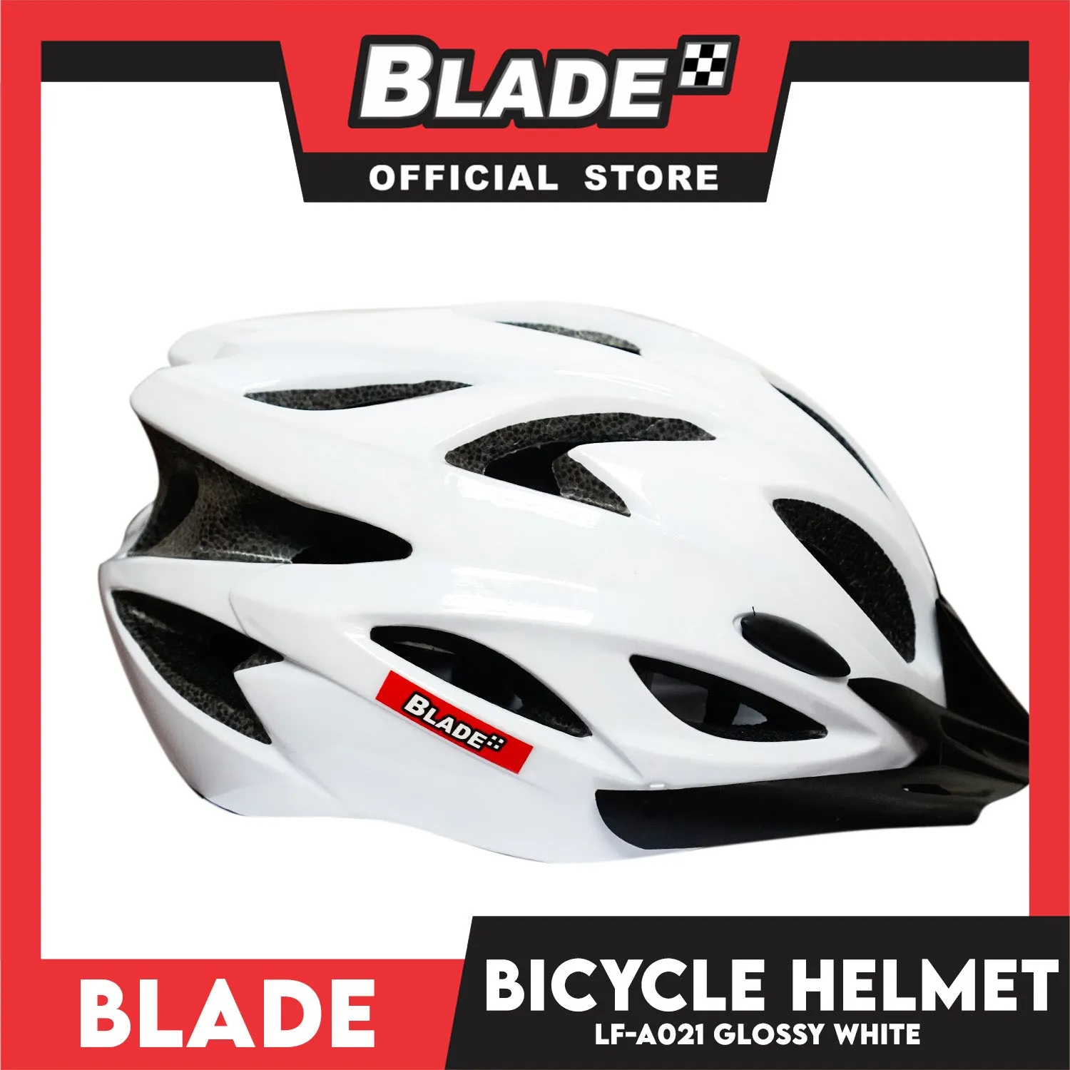 Blade Bicycle Helmet LF-A021 (Gloss White)