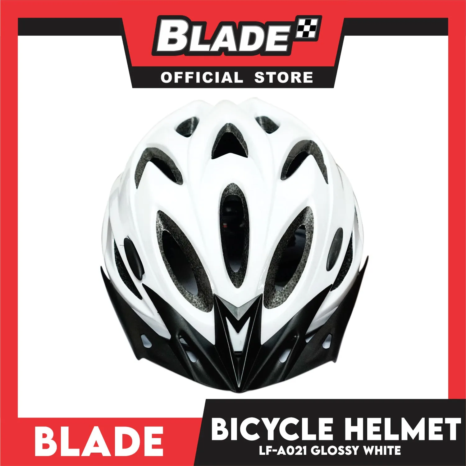Blade Bicycle Helmet LF-A021 (Gloss White)